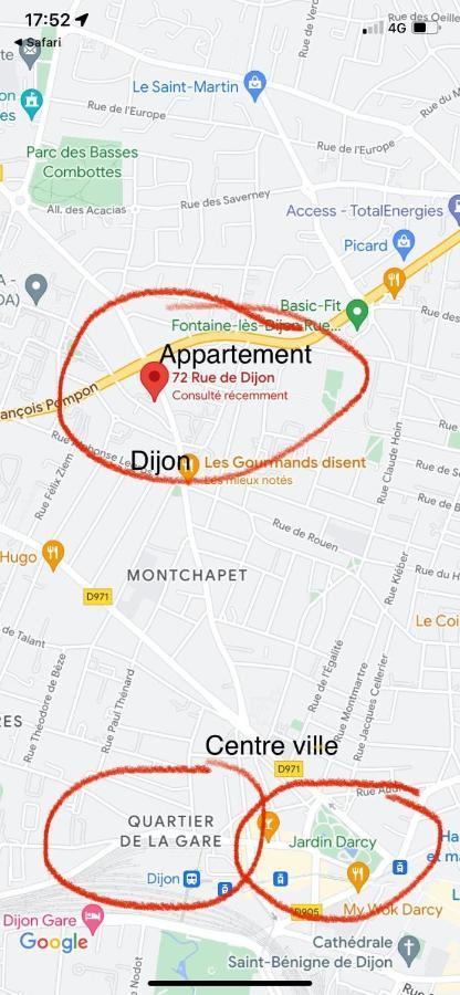 Studio Rue De Dijon Talant Extérieur photo